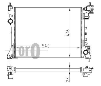 LORO Radiators, Motora dzesēšanas sistēma 037-017-0093