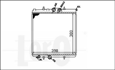 LORO Radiators, Motora dzesēšanas sistēma 038-017-0001