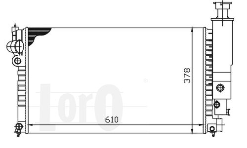 LORO Radiators, Motora dzesēšanas sistēma 038-017-0013