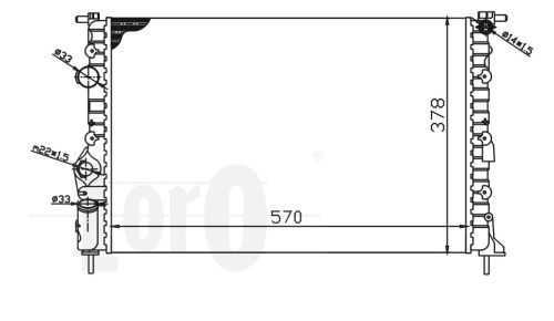 LORO Radiators, Motora dzesēšanas sistēma 042-017-0015