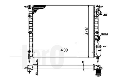 LORO Radiators, Motora dzesēšanas sistēma 042-017-0018