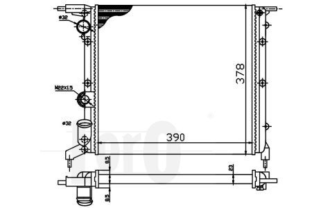 LORO Radiators, Motora dzesēšanas sistēma 042-017-0019