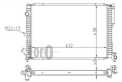 LORO Radiators, Motora dzesēšanas sistēma 042-017-0022