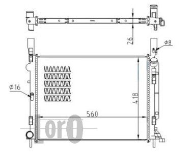 LORO Radiators, Motora dzesēšanas sistēma 042-017-0060-B