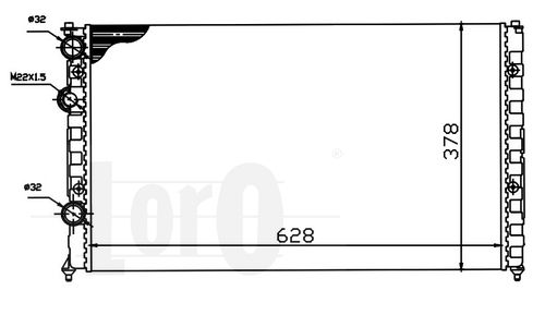 LORO Radiators, Motora dzesēšanas sistēma 046-017-0009