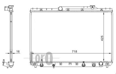 LORO Radiators, Motora dzesēšanas sistēma 051-017-0005