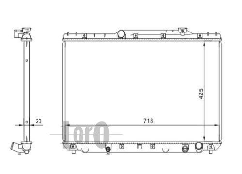 LORO Radiators, Motora dzesēšanas sistēma 051-017-0044