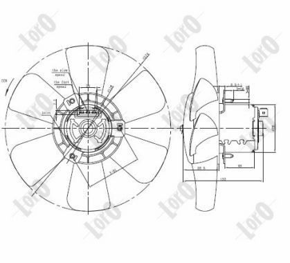LORO Ventilators, Motora dzesēšanas sistēma 053-014-0020