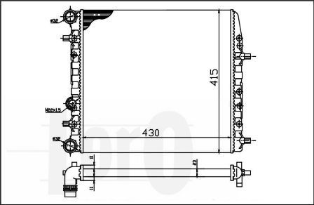 LORO Radiators, Motora dzesēšanas sistēma 053-017-0039