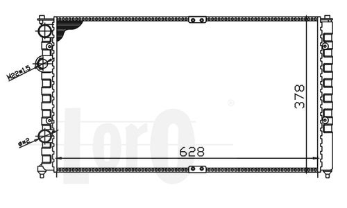 LORO Radiators, Motora dzesēšanas sistēma 053-017-0067