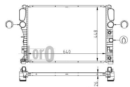 LORO Radiators, Motora dzesēšanas sistēma 054-017-0033