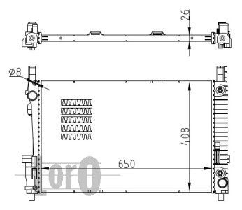LORO Radiators, Motora dzesēšanas sistēma 054-017-0050-B