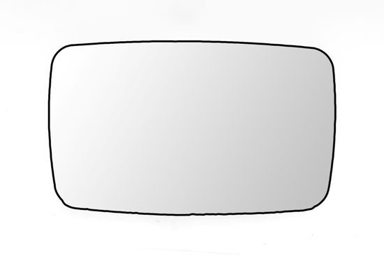 LORO Spoguļstikls, Ārējais atpakaļskata spogulis 2434G01