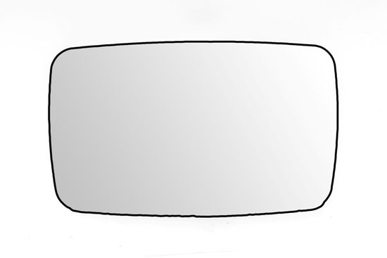LORO Spoguļstikls, Ārējais atpakaļskata spogulis 2434G02
