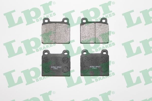 LPR Комплект тормозных колодок, дисковый тормоз 05P027