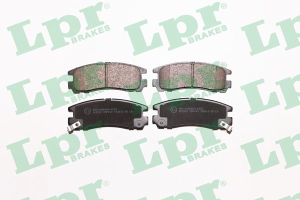 LPR Комплект тормозных колодок, дисковый тормоз 05P043