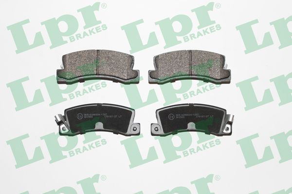 LPR Комплект тормозных колодок, дисковый тормоз 05P061