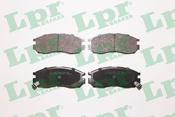 LPR Комплект тормозных колодок, дисковый тормоз 05P1012