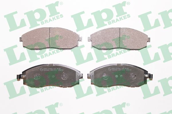 LPR Комплект тормозных колодок, дисковый тормоз 05P1015