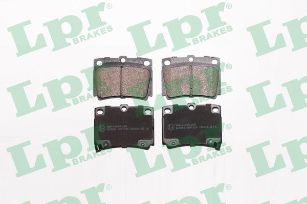 LPR Комплект тормозных колодок, дисковый тормоз 05P1029