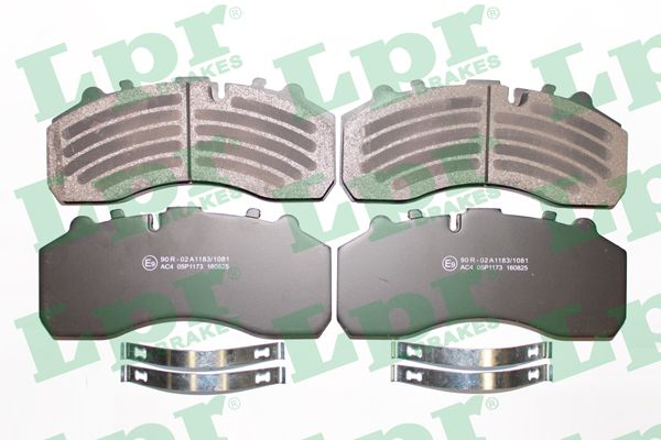 LPR Комплект тормозных колодок, дисковый тормоз 05P1173