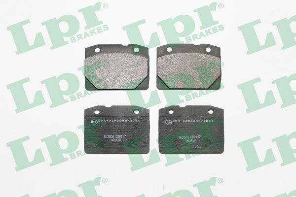 LPR Комплект тормозных колодок, дисковый тормоз 05P127