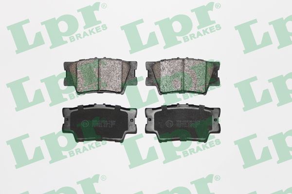LPR Комплект тормозных колодок, дисковый тормоз 05P1281