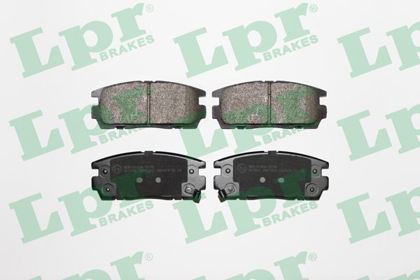 LPR Комплект тормозных колодок, дисковый тормоз 05P1323