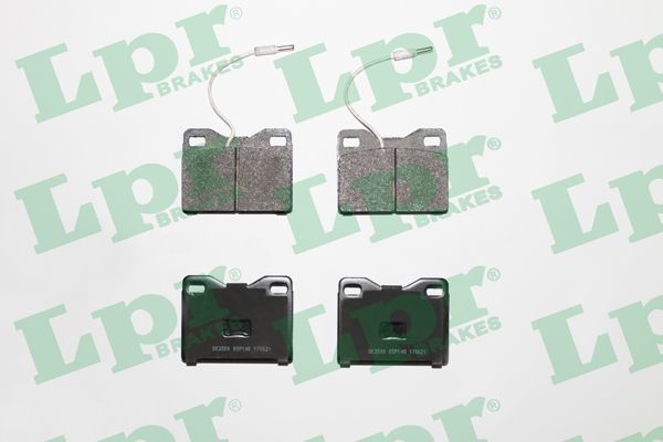LPR Комплект тормозных колодок, дисковый тормоз 05P148