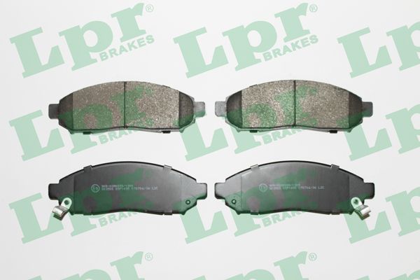 LPR Комплект тормозных колодок, дисковый тормоз 05P1495
