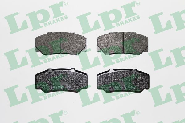 LPR Комплект тормозных колодок, дисковый тормоз 05P156