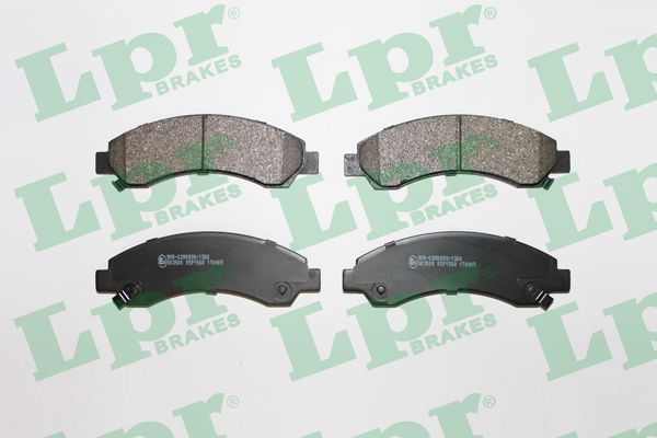 LPR Комплект тормозных колодок, дисковый тормоз 05P1568