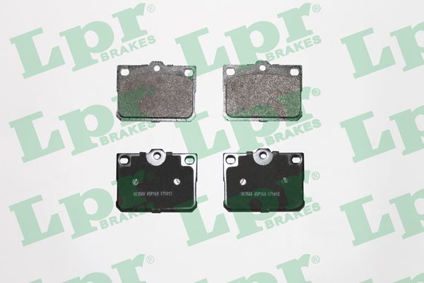 LPR Комплект тормозных колодок, дисковый тормоз 05P169