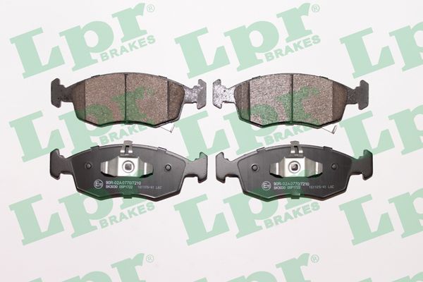LPR Комплект тормозных колодок, дисковый тормоз 05P1722