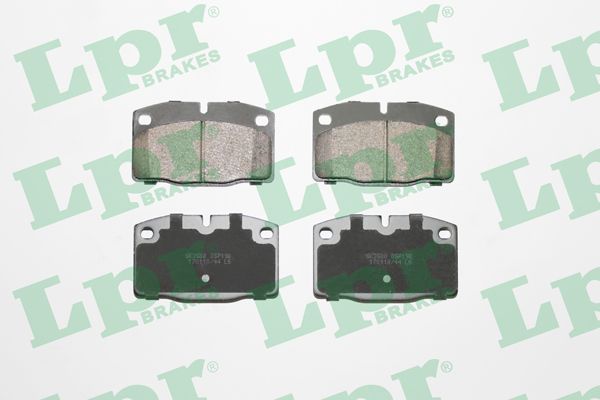 LPR Комплект тормозных колодок, дисковый тормоз 05P190