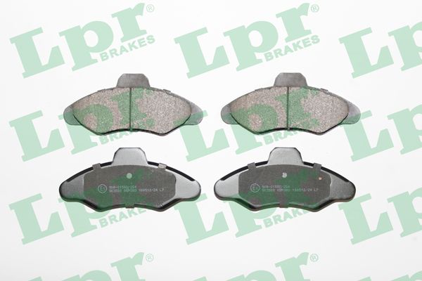 LPR Комплект тормозных колодок, дисковый тормоз 05P383