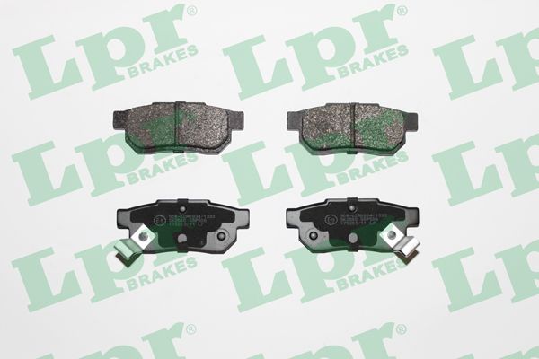 LPR Комплект тормозных колодок, дисковый тормоз 05P506