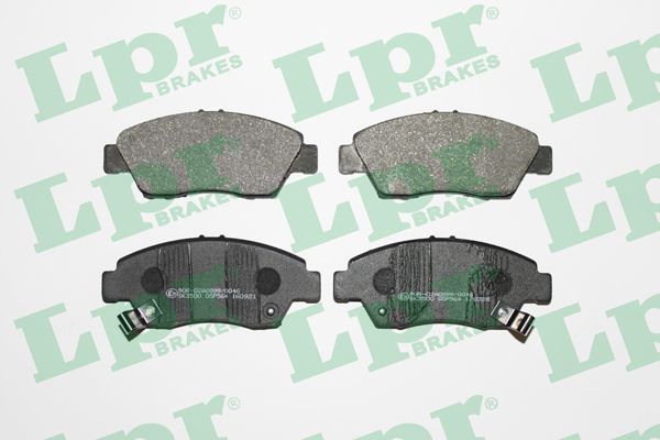 LPR Комплект тормозных колодок, дисковый тормоз 05P564