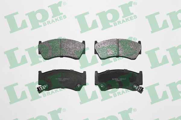 LPR Комплект тормозных колодок, дисковый тормоз 05P617