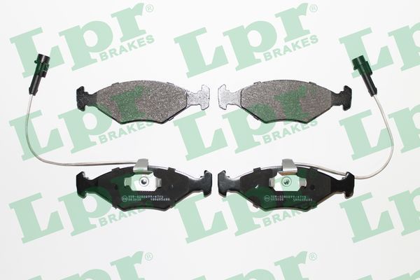 LPR Комплект тормозных колодок, дисковый тормоз 05P680
