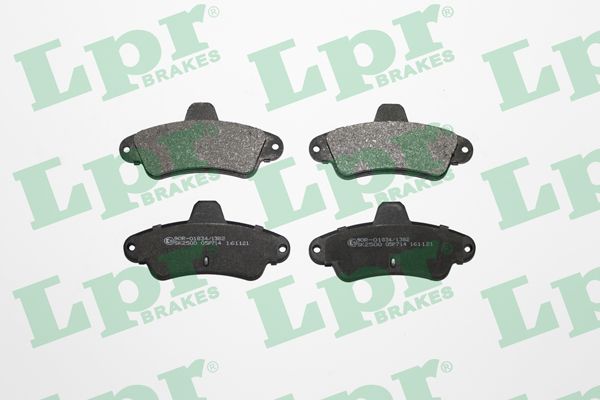 LPR Комплект тормозных колодок, дисковый тормоз 05P714