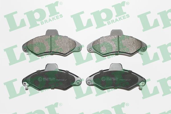 LPR Комплект тормозных колодок, дисковый тормоз 05P717
