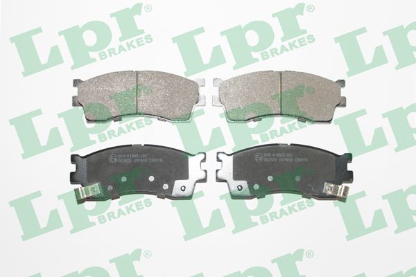 LPR Комплект тормозных колодок, дисковый тормоз 05P809