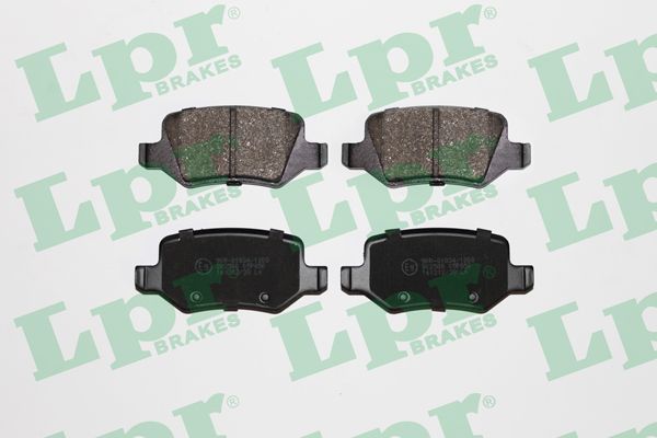 LPR Комплект тормозных колодок, дисковый тормоз 05P850