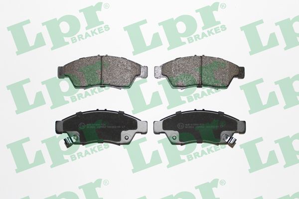 LPR Комплект тормозных колодок, дисковый тормоз 05P852