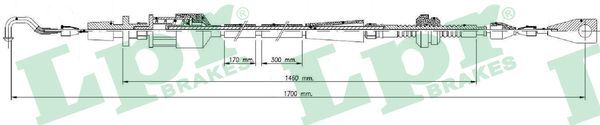 LPR Тросик газа C0013A