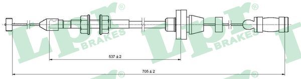 LPR Akseleratora trose C0130A