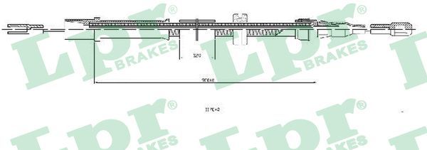 LPR Тросик, cтояночный тормоз C0455B