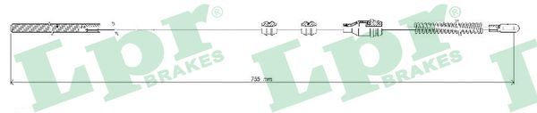 LPR Тросик, cтояночный тормоз C0591B
