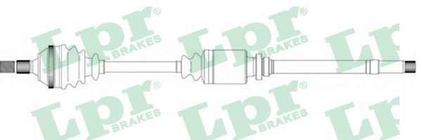 LPR Приводной вал DS16083
